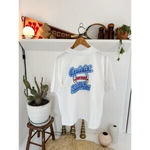 Vintage 90s Cruisin Fifties South Bar Classic Cars Polo Shirt XL